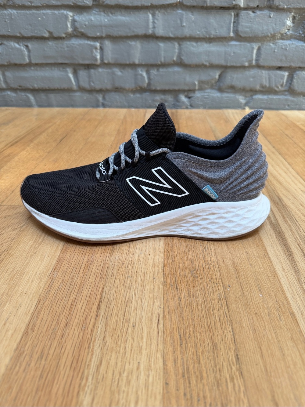 New Balance Black and Gray Athletic Sneakers - Fresh Foam ROAV - Picture 4 of 11